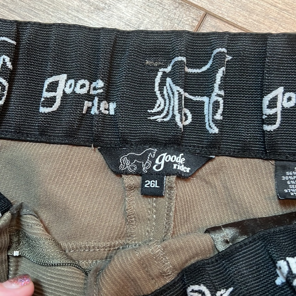 Goode Roder ribbed breeches 26L - Picture 4 of 5